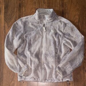 Northface ositio fleece grey jacket - woman’s large